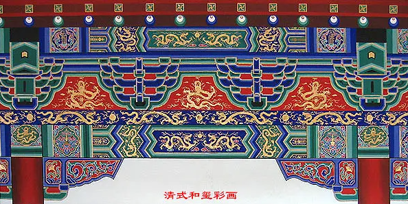 西宁中国建筑彩画装饰图案